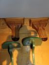 Wooden Wall Sconces     SOLD
