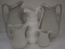 White Ironstone Jugs