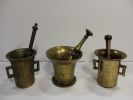 Medium Brass Mortar + Pestles