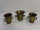 Small Brass Mortar + Pestles