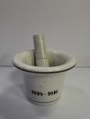 Large Ceramic Mortar + Pestle