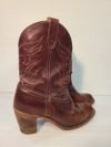 Leather Boots - Cowboy