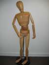 Life Size Wooden Artist Figure